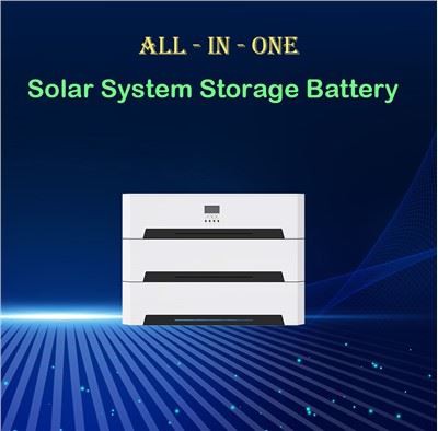 5kWh بطارية ليثيوم الشمسية ونظام تخزين العاكس الكل في واحد